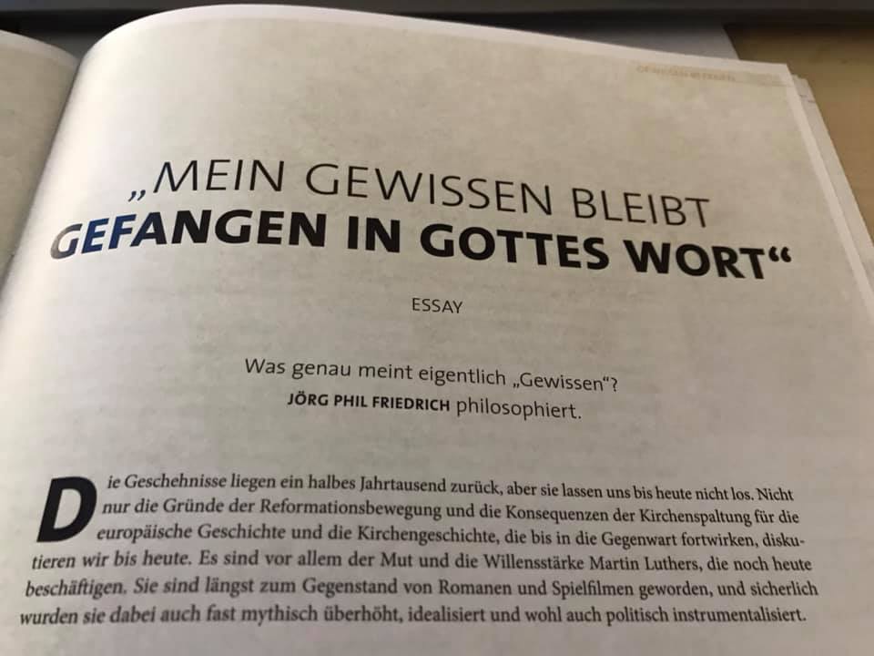 „Mein Gewissen bleibt gefangen in Gottes Wort“